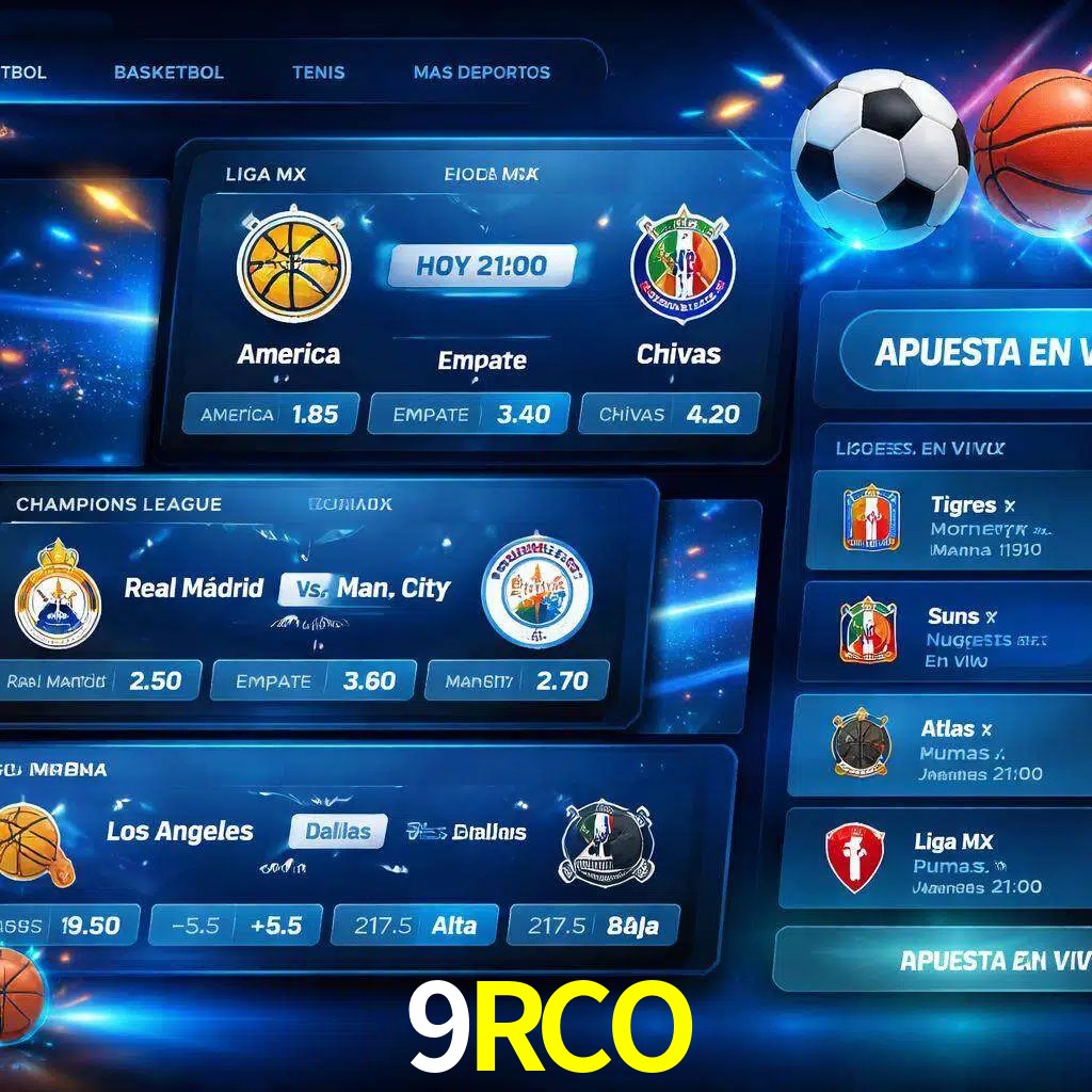 Mercados de apuestas deportivas 9RCO para jugadores en México