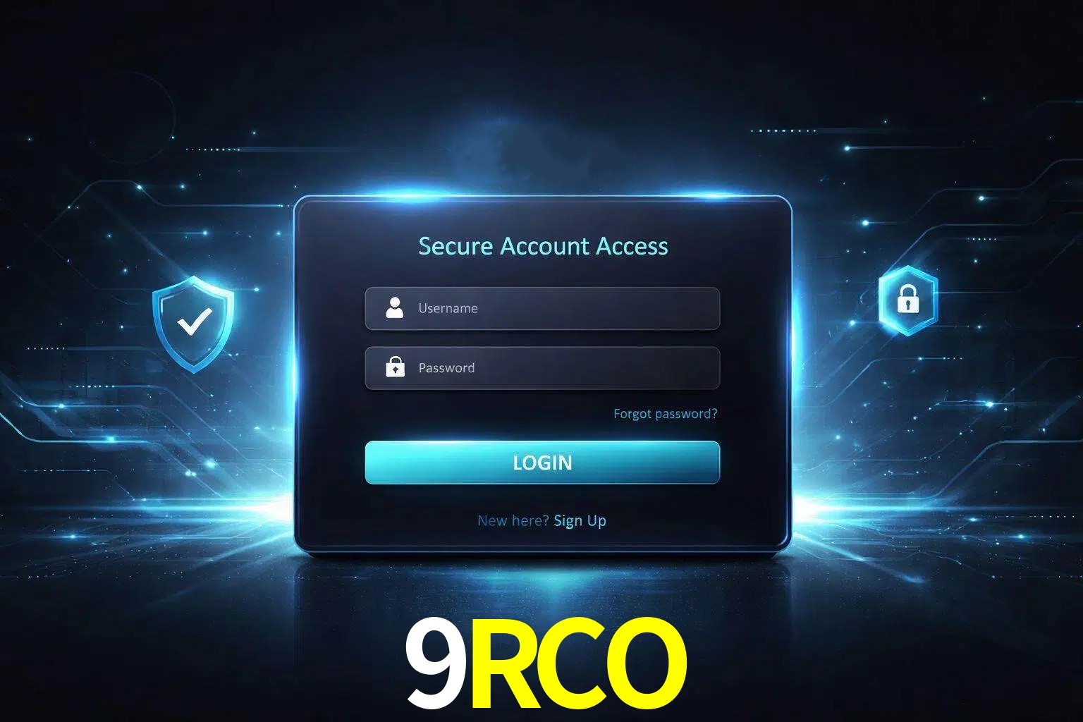 Pantalla de inicio de sesión de cuenta 9RCO para usuarios en México